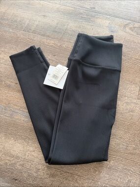 Beyond Yoga Ribbed High-Waist Leggings - Black